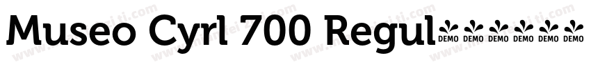 Museo Cyrl 700 Regul字体转换